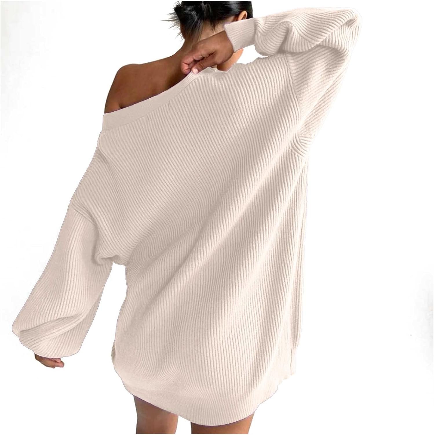 61Onb9ZEBkL._AC_SL1500 Womens Oversized Sweater Cardigan Fashion Solid Color Knitwear Long Sleeves Pearl Buttons Knit Coat Blouse Tops