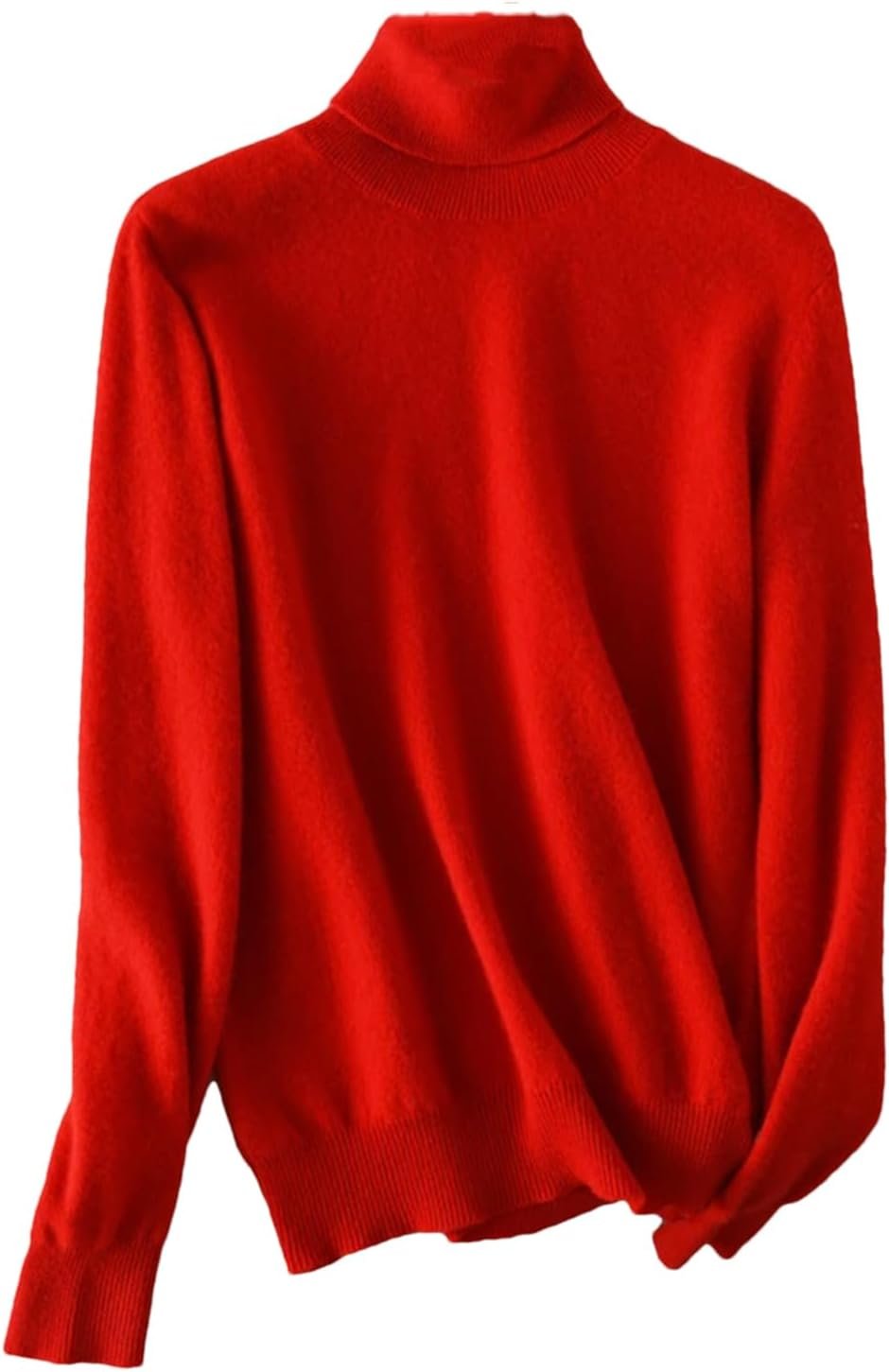 Women Turtleneck Sweater Merino Wool Knitted Pullover Autumn Winter Fashion Warm Knitwears