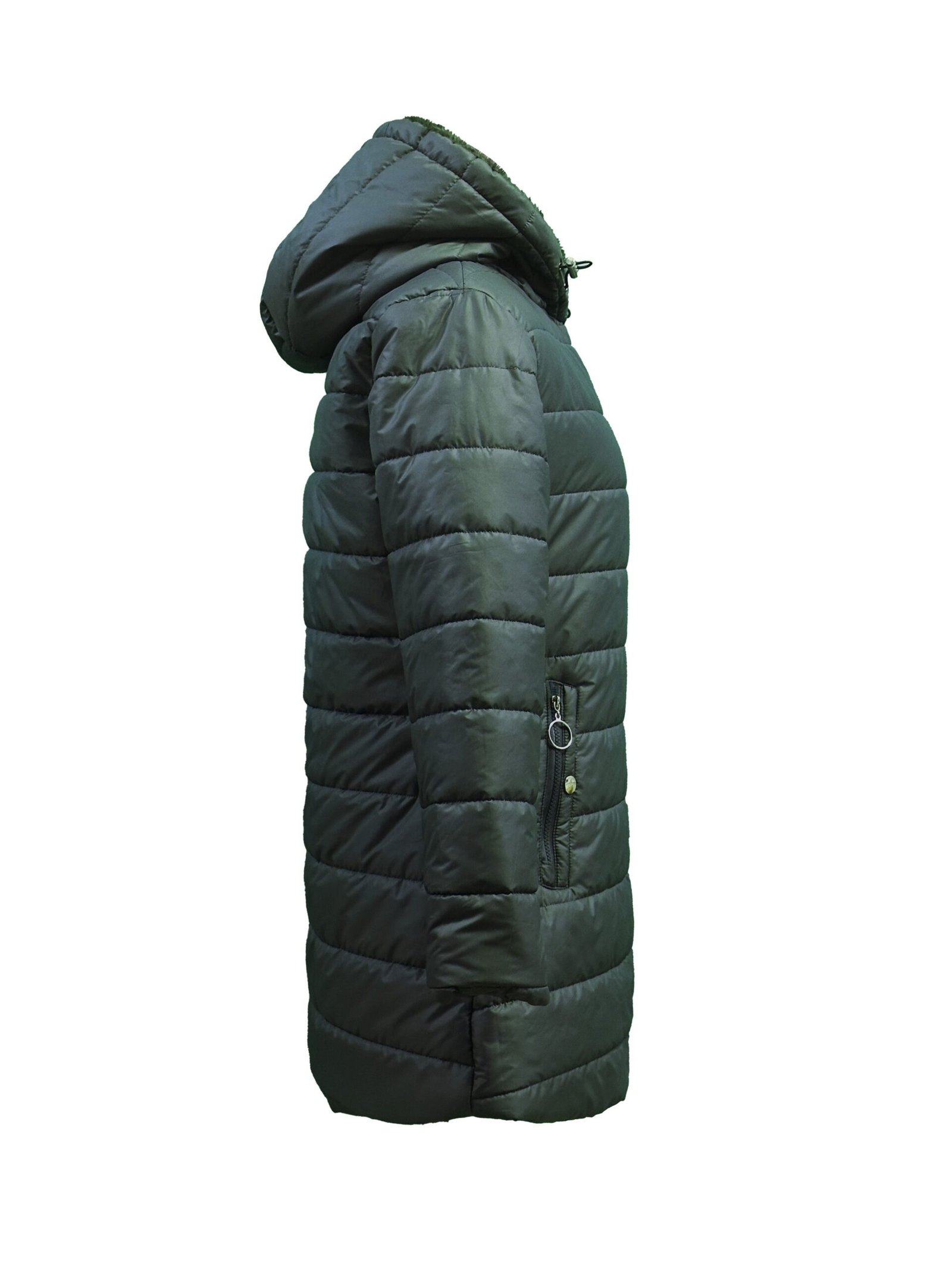 Solid Color Zipper Hooded Coat, Versatile Long Sleeve Pockets Warm Outwear For Fall & Winter, Women's Clothing