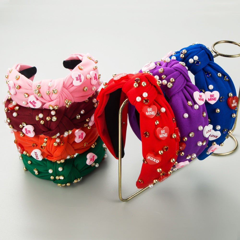 Cute Valentine'S Day Wide-Brimmed Headband